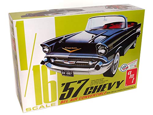 AMT Round 2 Unknown 1957 Chevy Bel Air Cabriolet Modellbausatz im Maßstab 1:25 (AMT1159) von AMT