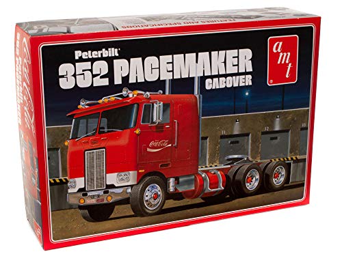 Round2 AMT1090/06 1/25 Peterbilt 352 Pacemaker Coca Cola Plastikmodellbausatz, Modelleisenbahnzubehör, Hobby, Modellbau, Mehrfarbig von AMT