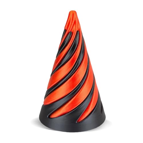 AMZLORD 3D Printed Spiral Cone Spielzeug Zappelspielzeugstress Relief Unmögliches Pyramid -Passionsthrough -Skulptur durch Pyramide Zappelspielzeuggeschenke for Kinder und Erwachsene von AMZLORD