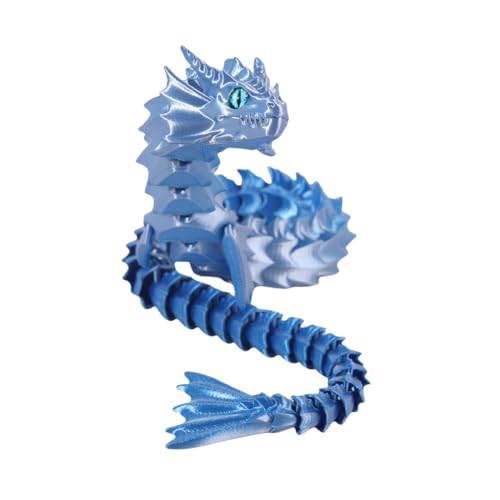 AMZLORD Executive Desk Articulated Dragon Zappet Toy Flexible Joint Dragon Figur for Home Office Car Schreibtischdekoration von AMZLORD