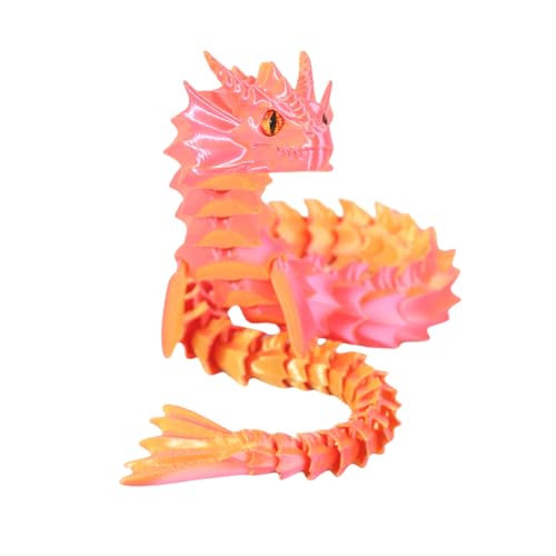 AMZLORD Executive Desk Articulated Dragon Zappet Toy Flexible Joint Dragon Figur for Home Office Car Schreibtischdekoration von AMZLORD