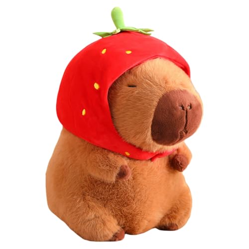 AMZLORD Plüsch Capybara Spielzeug Cartoon Tierspielzeug kreativer Fuzzy Capybara Puppen PP Baumwollgefüllte Capybara -Puppen for Geburtstagsgeschenke von AMZLORD