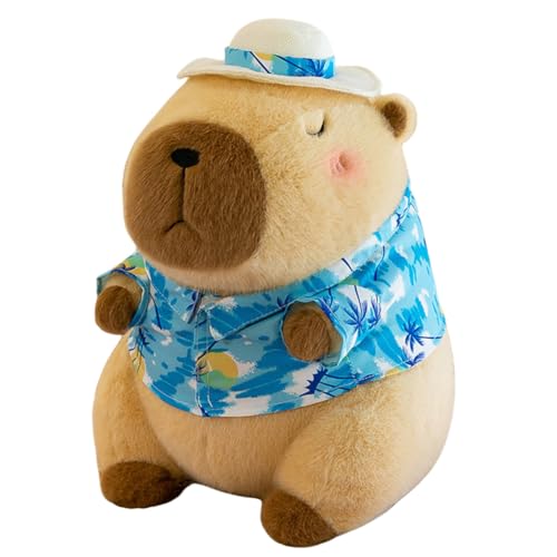 AMZLORD Plüsch Capybara Spielzeug niedliche Capybara Plüsch kreative Cartoon Tiere Spielzeug PP Baumwoll Fuzzy Capybara Puppen for Geburtstagsgeschenke von AMZLORD