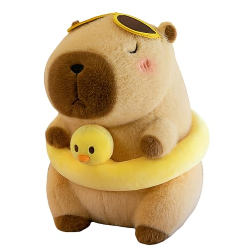 AMZLORD Plüsch Capybara Spielzeug niedliche Capybara Plüsch kreative Cartoon Tiere Spielzeug PP Baumwollgefüllte Capybara -Puppen for Geburtstagsgeschenke von AMZLORD