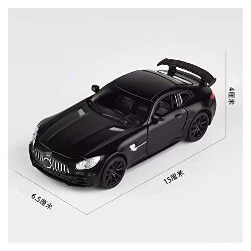 ANAIUCY Pull-Back-Modell Für GT Coupe Legierung Sportwagen Modell Druckguss Metall 1:32 Anteil (Size : Black 1) von ANAIUCY