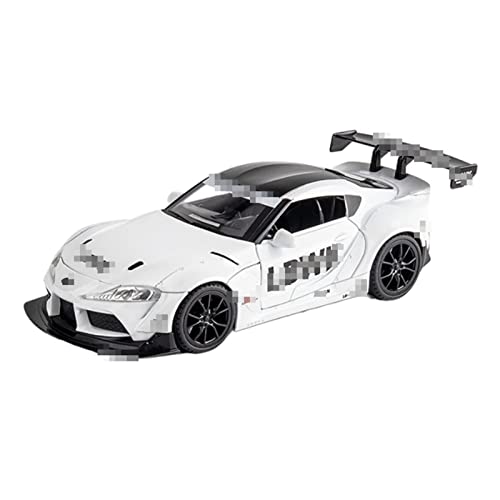 ANAIUCY Pull-Back-Modell Für Supra Alloy Sports Car Model Druckgussfahrzeuge Metallautomodell 1:24 Anteil (Size : White) von ANAIUCY