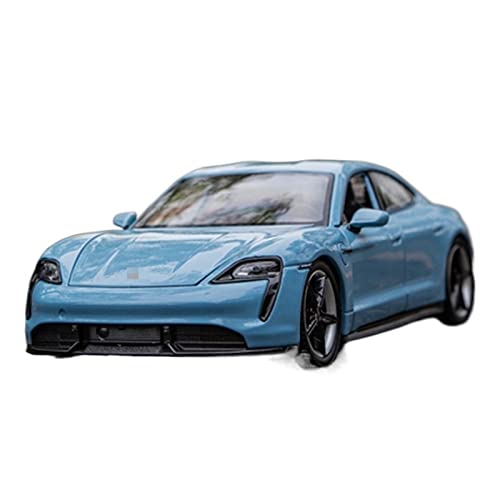 ANAIUCY Pull-Back-Modell Für Taycan Turbo S Legierung Sportwagen Modell Druckguss Metall 1:24 Anteil (Size : Blue) von ANAIUCY