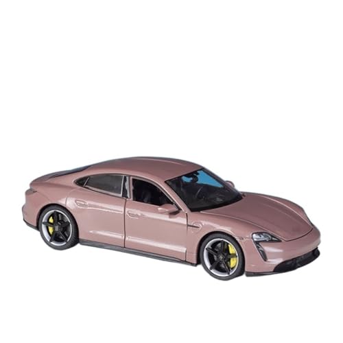 ANAIUCY Pull-Back-Modell Für Taycan Turbo S Legierung Sportwagen Modell Druckguss Metall 1:24 Anteil (Size : Pink) von ANAIUCY