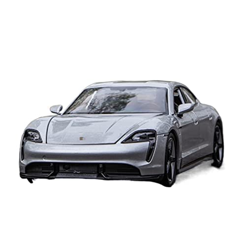 ANAIUCY Pull-Back-Modell Für Taycan Turbo S Legierung Sportwagen Modell Druckguss Metall 1:24 Anteil (Size : Titanium) von ANAIUCY