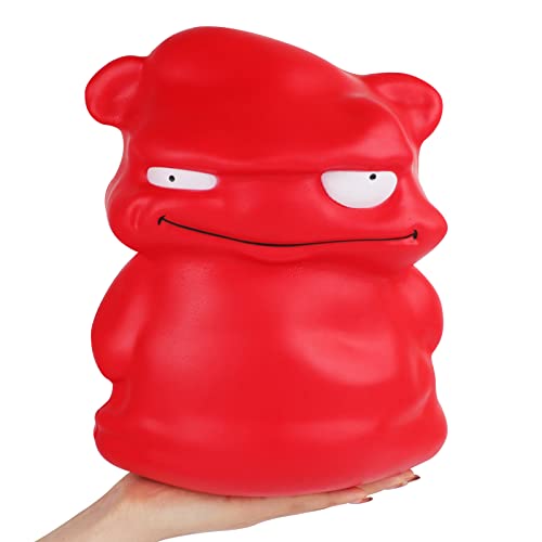 Anboor 9,8 Zoll Jumbo Squishies Red Monster Kawaii Gaint Soft Toy langsam aufsteigende Duft Squishies Stress Relief Kinder Spielzeug für Halloween -Geburtstagsfeier Dekoration von ANBOOR