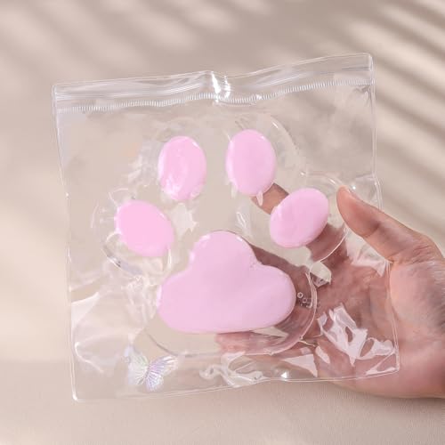 Anboor Große 12,7 cm große Kristall-Katzenpfote Squishies – Kawaii Transparente Pfote Squeeze Stressabbau-Spielzeug, Superweiches Zappel-Sensibilitätsspielzeug für Kinder und Erwachsene (Klar & Pink) Anboor Große 12,7 cm große Kristall-Katzenpfote Squishies – Kawaii Transparente Pfote Squeeze Stressabbau-Spielzeug, Superweiches Zappel-Sensibilitätsspielzeug für Kinder und Erwachsene (Klar & Pink) von ANBOOR