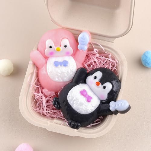 Anboor Pinguin-Squishies-Spielzeug 2er-Pack-8 cm süße, weiche Pinguin-Stressball-Squeeze-Sensorikspielzeuge zur Stressbewältigung, Kawaii Partygeschenke für Kinder und Erwachsene (Schwarz & Rosa) Anboor Pinguin-Squishies-Spielzeug 2er-Pack-8 cm süße, weiche Pinguin-Stressball-Squeeze-Sensorikspielzeuge zur Stressbewältigung, Kawaii Partygeschenke für Kinder und Erwachsene (Schwarz & Rosa) von ANBOOR