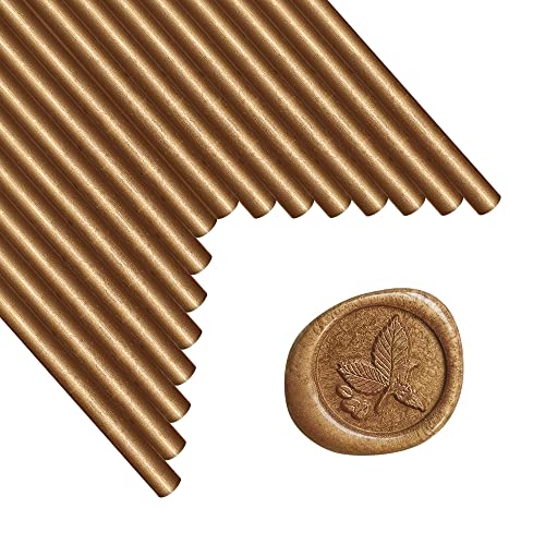Wachssiegelstäbe, ANBOSE 16 Stück Klebepistole Siegelwachsstäbe für Wachssiegelstempel, Brauner Wachssiegelstäbe für 0,44-Zoll-Klebepistole, für Hochzeitseinladungen, Karten, Umschläge Wachssiegelstäbe, ANBOSE 16 Stück Klebepistole Siegelwachsstäbe für Wachssiegelstempel, Brauner Wachssiegelstäbe für 0,44-Zoll-Klebepistole, für Hochzeitseinladungen, Karten, Umschläge von ANBOSE