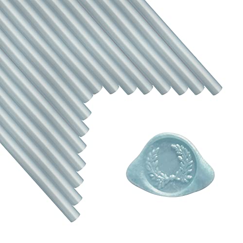 Wachssiegelstäbe, ANBOSE 16 Stück Klebepistole Siegelwachsstäbe für Wachssiegelstempel, Hellblau Wachssiegelstäbe für 0,44-Zoll-Klebepistole, für Hochzeitseinladungen, Karten, Umschläge Wachssiegelstäbe, ANBOSE 16 Stück Klebepistole Siegelwachsstäbe für Wachssiegelstempel, Hellblau Wachssiegelstäbe für 0,44-Zoll-Klebepistole, für Hochzeitseinladungen, Karten, Umschläge von ANBOSE