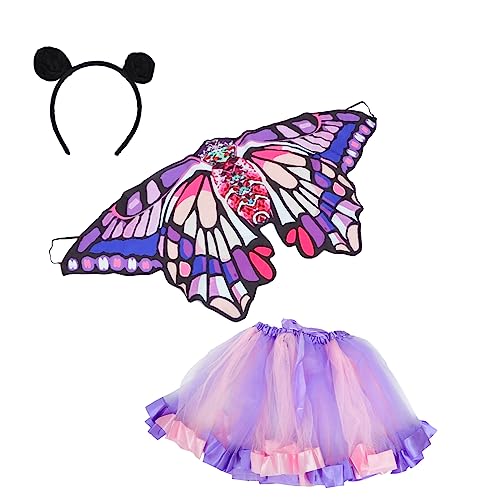 ANDRESLAD 1 Satz Mesh-tutu-rock Leistungsrequisiten Kostümrock Tutu-kostüme Für Mädchen Feen-tutu-kostüm Kleid Aus Bauschigem Tüll Netzkleider Kostüme-outfit Partyrock Polyester (polyester) von ANDRESLAD