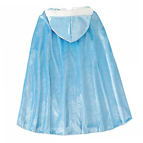 ANDRESLAD 1Stk Umhang für Kinder Halloween Costume Halloween Kleidung Kinder Halloween Umhang Kinder Cosplay Umhang Performance-Mantel mit Kapuze Kindermantel Cosplay-Mantel Baumwolle Blue von ANDRESLAD