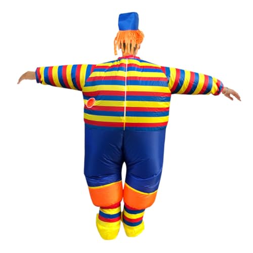 ANDRESLAD 1stk Clown-kleid Kinderkostüme Aufblasbarer Clown-anzug Kinderanzug Sprenganzug Kostüm Zirkuskostüm Für Erwachsene Kostüme Für Erwachsene Clownkostüme Für Kinder Lustige Cosplays von ANDRESLAD