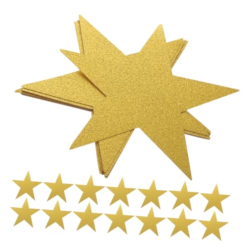 ANDRESLAD 48 Stück Teiliges Glitter Papier Stern Ausschnitte Handgeschnittene DIY Basteldekorationen für Klassenzimmer Pinnwand Kreative Malerei Doodling Doppelseitig Vielseitig für Schul ANDRESLAD 48 Stück Teiliges Glitter Papier Stern Ausschnitte Handgeschnittene DIY Basteldekorationen für Klassenzimmer Pinnwand Kreative Malerei Doodling Doppelseitig Vielseitig für Schul von ANDRESLAD