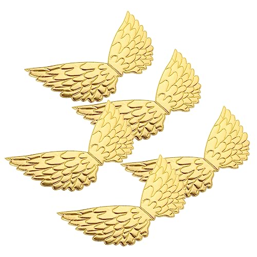 ANDRESLAD 5St halloween costume halloween kleidung halloweenkostüme angeloid wings Engelsflügel Dekoration Leistung Feenflügel Cosplay-Party-Flügel Einhorn Kostüm Requisiten Polyester Golden von ANDRESLAD