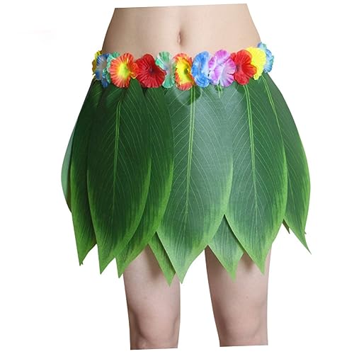 ANDRESLAD 7St Luau Partyrock hawaiianischer Wickelrock hawaiianisches Partyzubehör Hawaii-Blumen-Halskette Luau-Kostüm Blumen-Leis-Halsketten blumengirlande künstlich mottoparty hawaii prom von ANDRESLAD