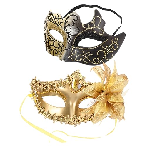 ANDRESLAD Abschlussball Halbe Party Kostümmasken Masken Oper Karneval Spitze Venezianische Maskerade Maske für Partymaske Streichspielzeug Augenmasken Halloween von ANDRESLAD