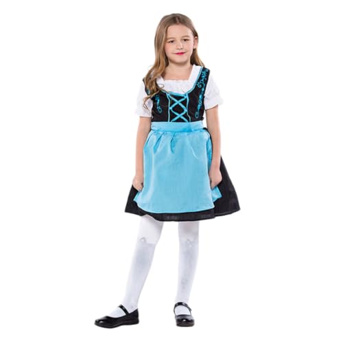 ANDRESLAD Bier-performance-kleidung Kellnerin Kostüm Für Mädchen Dirndlkleid Mädchen Outfits Für Mädchen Kinder Mädchen Kleider Kinderkostüme Kinderkleidung Für Mädchen Mädchenkleid von ANDRESLAD