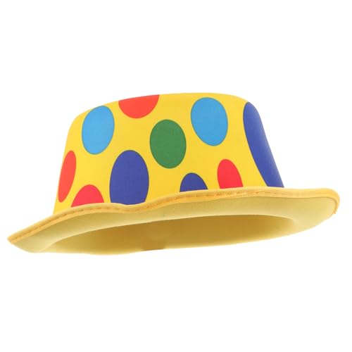 ANDRESLAD Clownhut Aus Vliesstoff Party-kopfbedeckung Unisex-hut Atmungsaktiv Und Leicht Für Bühnenauftritte Theater Und Kostüme ANDRESLAD Clownhut Aus Vliesstoff Party-kopfbedeckung Unisex-hut Atmungsaktiv Und Leicht Für Bühnenauftritte Theater Und Kostüme von ANDRESLAD