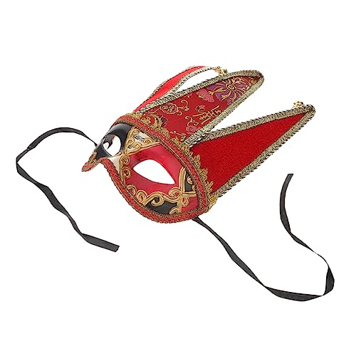 ANDRESLAD Cosplay dekorative Maske halloween masken halloweenmaske venetian mask kreative Designmaske Halloween-Gesichtsabdeckung Karnevalsmaske Bühnen-Performance-Requisite Plastik von ANDRESLAD