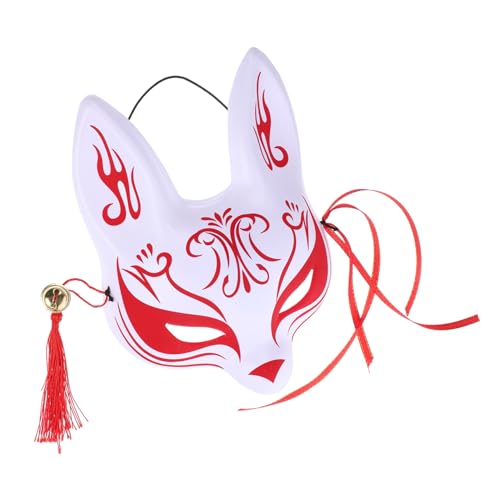 ANDRESLAD -Fuchs-Maske halloween masken halloweenmaske costume masks karnevalsmasken fox mask Cosplay-Maske Maskerade Fuchsmaske japanische Maske Maskerade-Maske Tiermaske Plastik von ANDRESLAD