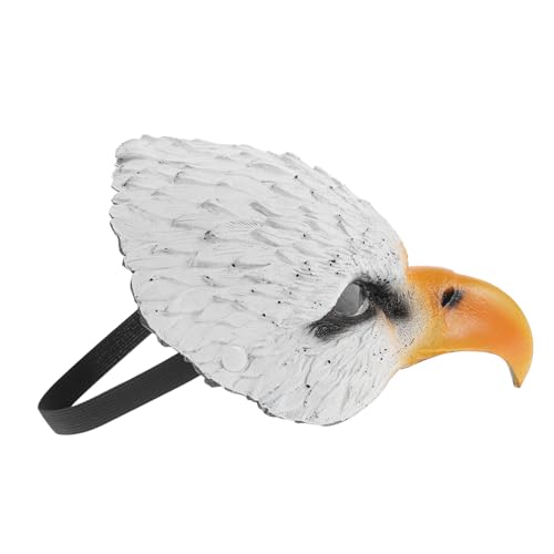 ANDRESLAD Halloween Ledervogelmaske Party Zubehör für Falkenmaske Lustig Cosplay Vogelmaske Maskerade Weihnachten Vogelkostüm Maske von ANDRESLAD