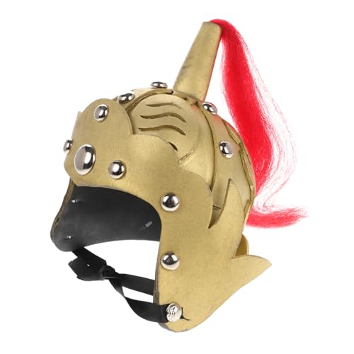 ANDRESLAD Helm Goldener Antiker Helm mit Verstellbarem Kinnriemen für Cosplay Bühnenauftritte Mittelalterlicher Soldaten Kinderkostüm Zubehör Zufällige Farbe Zufällige Farbe ANDRESLAD Helm Goldener Antiker Helm mit Verstellbarem Kinnriemen für Cosplay Bühnenauftritte Mittelalterlicher Soldaten Kinderkostüm Zubehör Zufällige Farbe Zufällige Farbe von ANDRESLAD