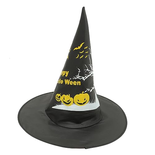 ANDRESLAD Hexenhut Party Verkleideter Hexenkostüm Dekoration Kostüm Kopfbedeckung Bilden Maskerade Partyhut Dekorativer Stirnbänder Stoff Kind für Hexenhut Hexenkopfschmuck Halloween von ANDRESLAD