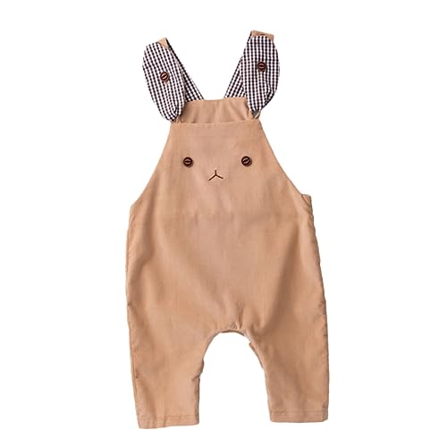 ANDRESLAD Hosenträger Kleidung Für Neugeborene Jungen Kleidung Neugeborenes Fotokostüm Für Kleinkinder Jungen Kostüme Neugeborene Kleidung Babytragetuch -outfits Khaki Baumwolle von ANDRESLAD