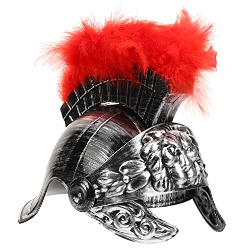 ANDRESLAD Hut Gladiator Kostüm Römischer Helm Römischer Soldat Helm Gladiator Helm Römisches Kostüm Römischer Soldat Kostüm Wikinger Helm von ANDRESLAD