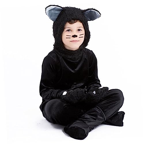 ANDRESLAD Kreatives Kinder Halloween Kostüm Lustiges Rollenspiel Outfit Performance Verkleidung Cosplay Kleidung Größe S Ideal Für Halloween Partys Und Theateraufführungen von ANDRESLAD