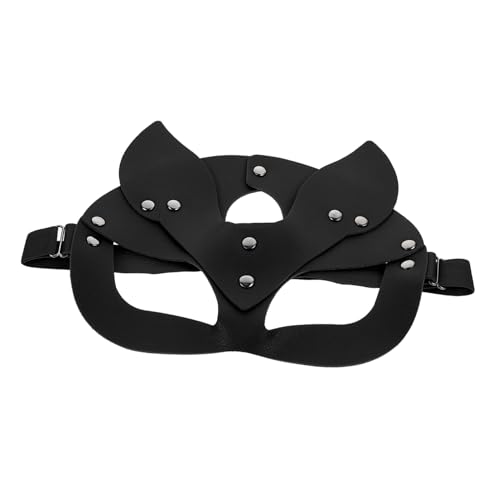 ANDRESLAD Ledermaske Fuchs Für Maskerade Und Cosplay Realistische Partymaske Aus Hochwertigem Ideal Für Karneval Halloween Und Kostümpartys Für Erwachsene von ANDRESLAD