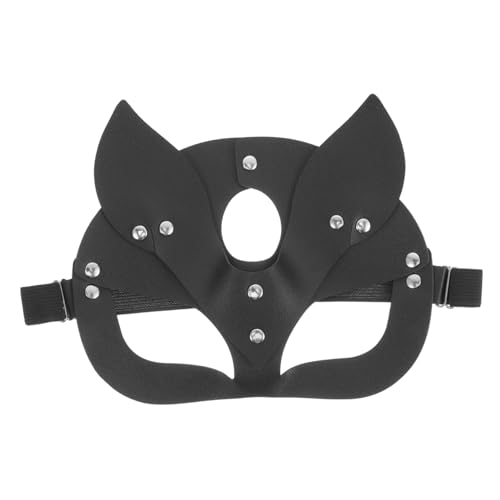 ANDRESLAD Maskenprop Fuchs Kostüm Partyversorgung Stil Japanischer Masken Halbgesicht Maskerade Weihnachten Tanzparteiprop Maske Bastelmaske Cosplay Pu Requisite Halloween Western von ANDRESLAD