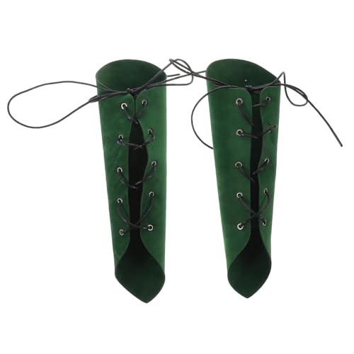 ANDRESLAD Medizinische Grüne Wildleder armschützer Mittelalterlich Steampunk Armstulpen mit Schnürung Armschiene für Damen und Herren Vielseitig für Kostüme LARP und Cosplay ANDRESLAD Medizinische Grüne Wildleder armschützer Mittelalterlich Steampunk Armstulpen mit Schnürung Armschiene für Damen und Herren Vielseitig für Kostüme LARP und Cosplay von ANDRESLAD