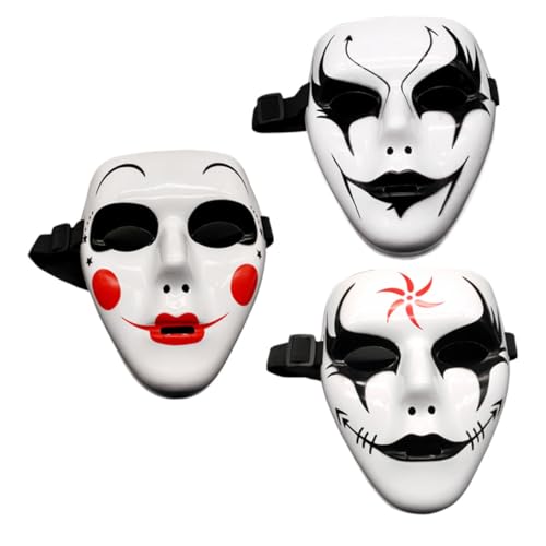 ANDRESLAD Halloween-kostüme Masken-set 3-tlg. Purge Plastikmaske Für Party Gruselige Cosplay von ANDRESLAD