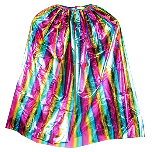 ANDRESLAD Regenbogen-Umhang für Kinder Tanzkostüme Requisiten Cape-Kostüm-Maskerade Halloween-Kostüm Cosplay-Requisite Regenbogen-Kostümumhang Regenbogen-Umhang- Polyester (Polyester) von ANDRESLAD