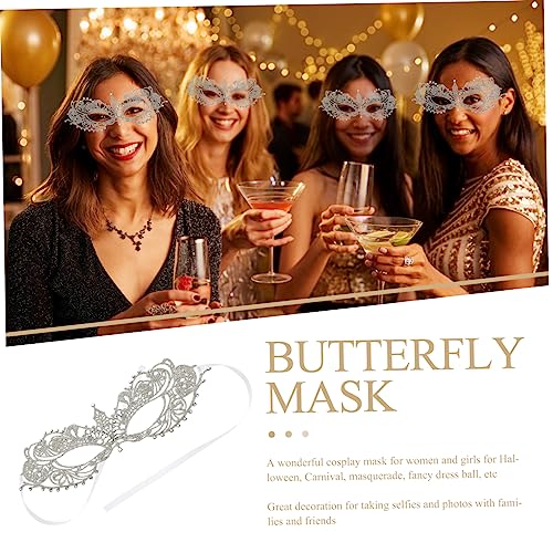 ANDRESLAD Spitzenmaske für Erwachsene mit Filigranem Design und Glitzer und Halloween Masquerade Maske Vielseitiges Party Accessoire für Kostüm und Ballveranstaltungen ANDRESLAD Spitzenmaske für Erwachsene mit Filigranem Design und Glitzer und Halloween Masquerade Maske Vielseitiges Party Accessoire für Kostüm und Ballveranstaltungen von ANDRESLAD