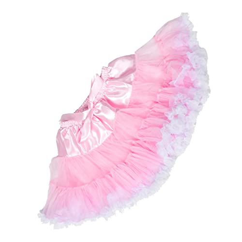 ANDRESLAD Tüllrock für Kleinkinder kinder prinzessinnen kleider faschingskostüme pinker Kleinkinderkleidung für Mädchen Puffrock Tutu-Kleider für kleine Mädchen Kawaii-Rock Polyester Rosa von ANDRESLAD