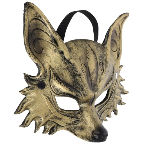 ANDRESLAD Gruselige gruselige Wolfsmaske für Halloween-Partys Cosplay Werwolf-Tiermaske bequeme Passform von ANDRESLAD