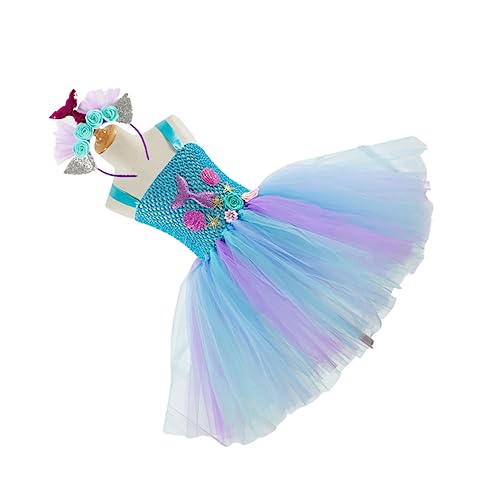 ANDRESLAD Meerjungfrauenkleid Mit Tutu-rock Aus Polyester Kostüm Für Jungen Und Mädchen Partys Geburtstage Und Veranstaltungen von ANDRESLAD