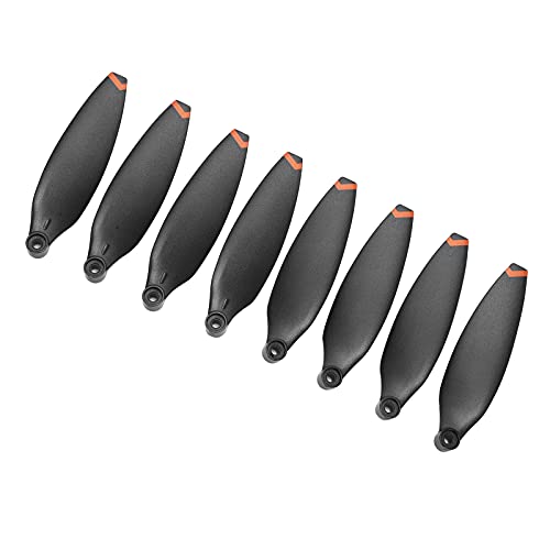 ANGGREK Drohnenpropeller, Starke, Stabile Mini-Drohnenpropeller, Geräuscharm, Hohe Steifigkeit mit SchraubenSchraubendreher für FIMI X8 Mini (Orangefarbener Rand) von ANGGREK