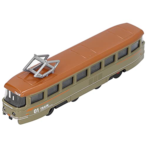ANGGREK Kinderbusspielzeug, Busspielzeugbusmodell, Exquisite Verarbeitung, Rückzugsbus mit Licht- und Soundfunktion, Hohe Qualität, für Busmodelldekoration, Geburtstagsgeschenk (Green) von ANGGREK