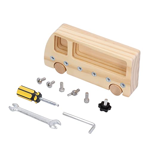 ANGGREK Lernspielzeug, Holz-Schraubendreher-Brettspielzeug, 6 Schrauben mit Inbusschlüssel für, Klassenzimmer, für die Schule zu Hause von ANGGREK