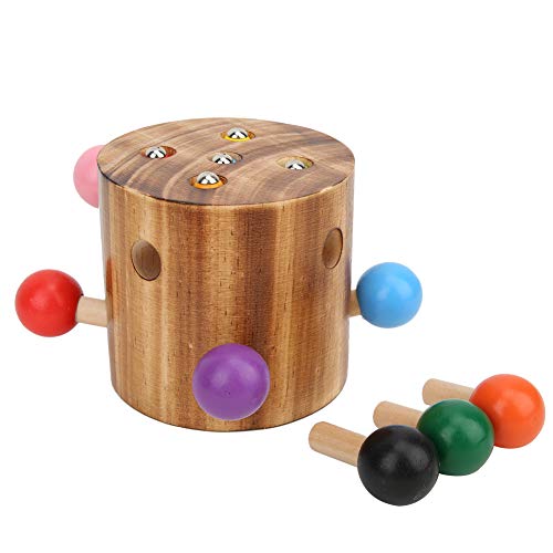 ANGGREK Magnetisches Holzspielzeug, Lernspielzeug für, Satte Farben für, Babys (Pilze fangende Insekten) von ANGGREK