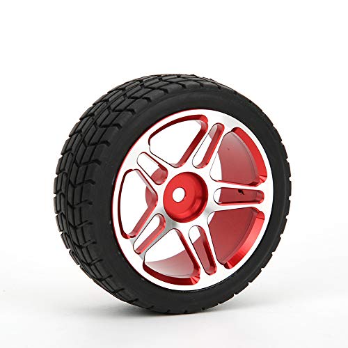 ANGGREK RC-Car-Reifen, Stabiles Premium-Material, Schön für Zuhause (Rot) von ANGGREK