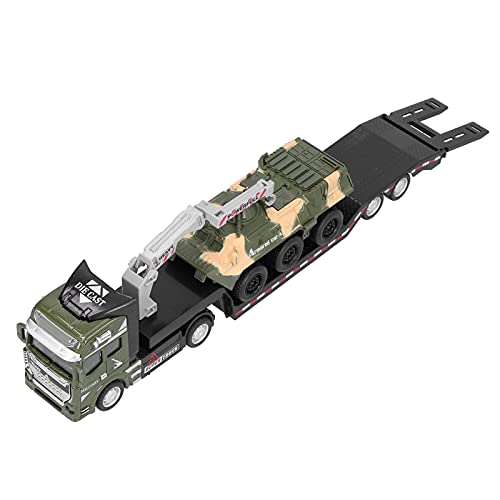 ANGGREK Simulation Militär-LKW, Gepanzertes Auto Militär-LKW-Modell Simulation Militär-LKW Fahrzeugspielzeug Militär-LKW-Modell für ((Militärgrün)) von ANGGREK